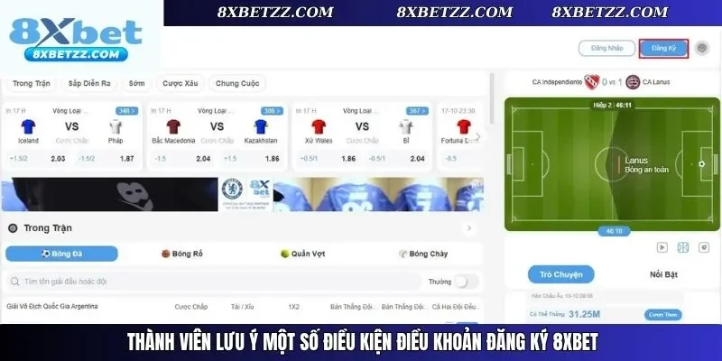 Thành viên lưu ý một số điều kiện điều khoản cơ bản